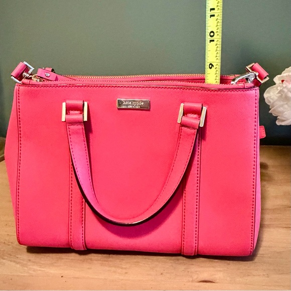 Kate Spade New York Newbury Lane Pink Structured Satchel...